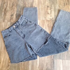 Nasty Gal Patchwork Ultra High Rise Mom Jean Size 2